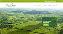Desktop Screenshot of parklandco.com